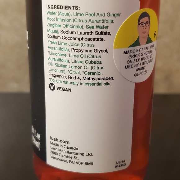 Lush Kitchen Slammer Shower Gel 250ml/8.4oz - Picture 4 of 4